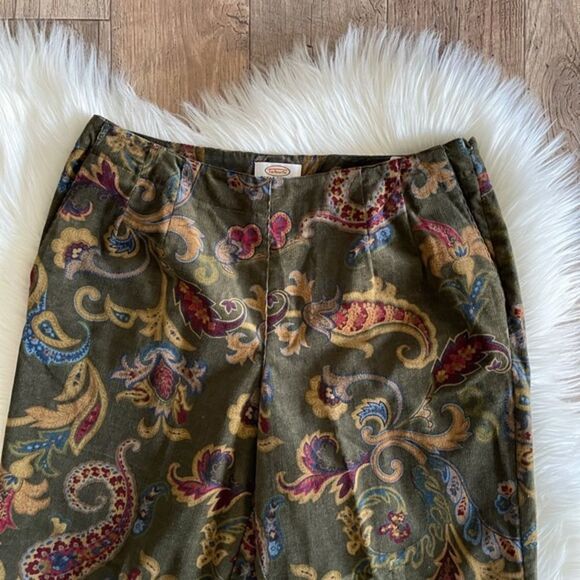 VTG Talbots Velour Piasley High Waist Pants - Picture 2 of 5